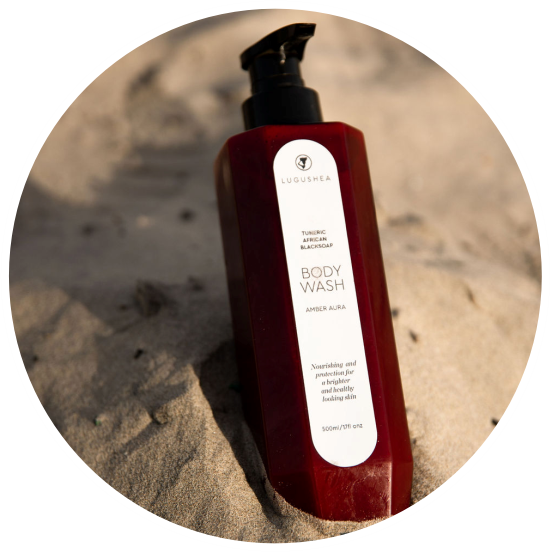 Tumeric Blacksoap Bodywash (Amber Aura) Scented