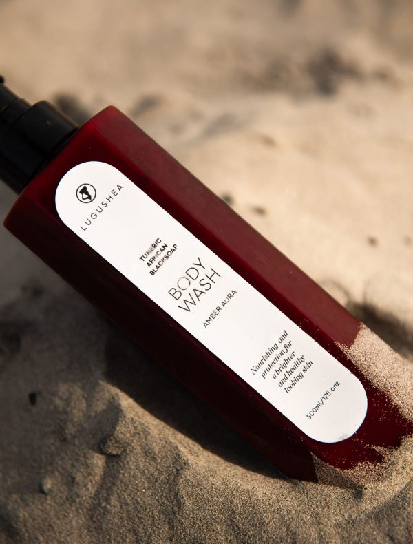 Tumeric Blacksoap Bodywash (Amber Aura) Scented